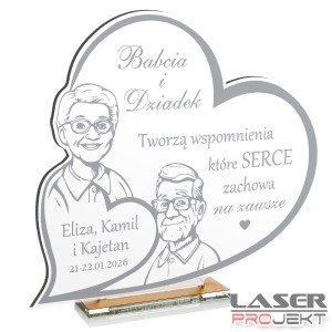 Statuetka Dzień Babci Dziadka upominek prezent personalizacja grawer 55-P3