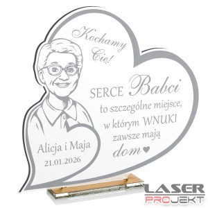 Statuetka Dzień Babci upominek prezent personalizacja grawer 55-P1