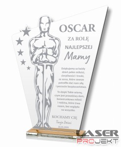 Statuetka prezent Dzień Matki Oscar grawer personalizacja upominek 61-PM